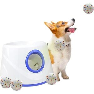 RERBIO‎ Dog Ball Thrower for Small Dogs, Indoor Outdoor Launcher Toy